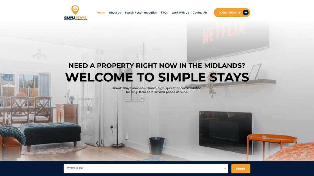 Simple Stays – Vacation Rental Website Design & Homey Theme Customization
